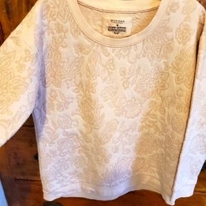 Sonoma lightweight beige sweatshirt. Size Medium